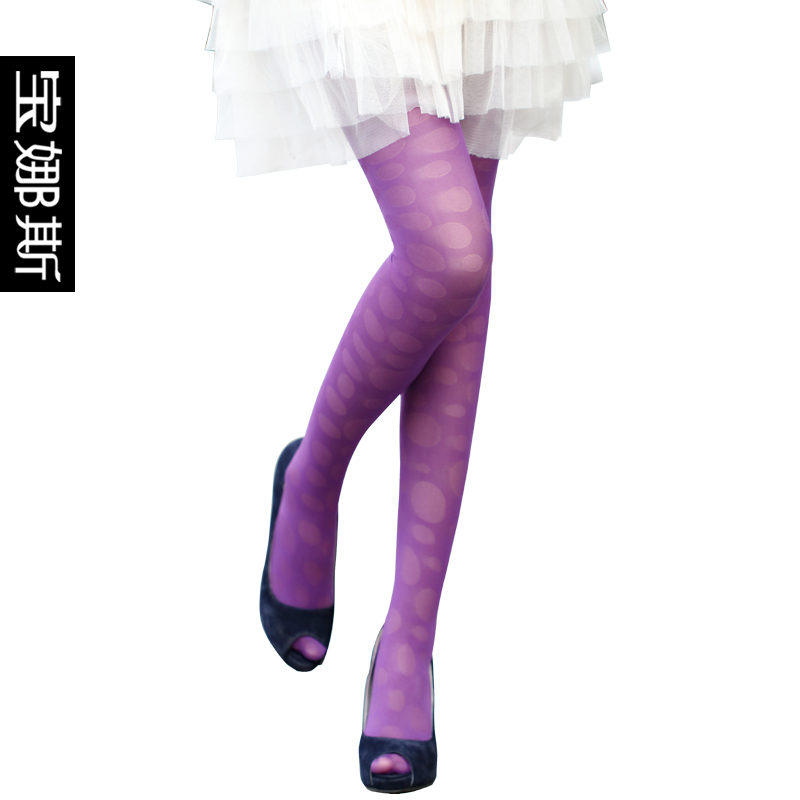 Jacquard ultra-thin transparent stockings sexy pantyhose socks female