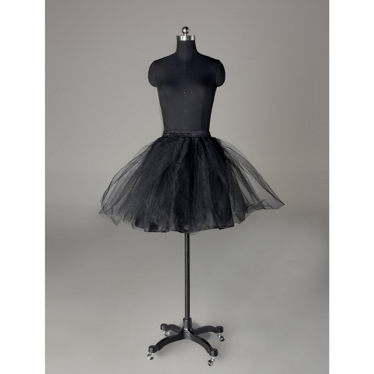 Jade black short wedding panniers skirt little ballet slip boneless skirt stretcher 9023