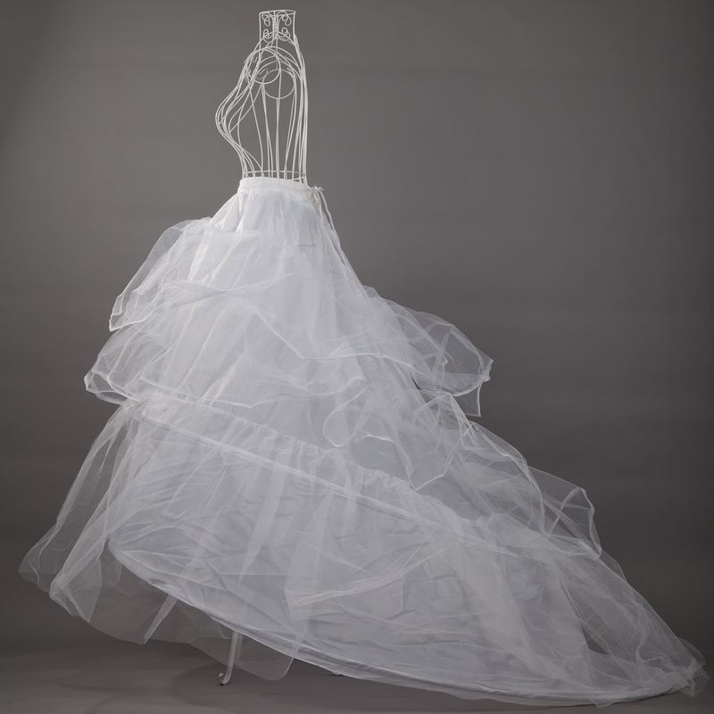 Jade boutique wedding formal dress skirt pannier slip gauze train pannier 9020
