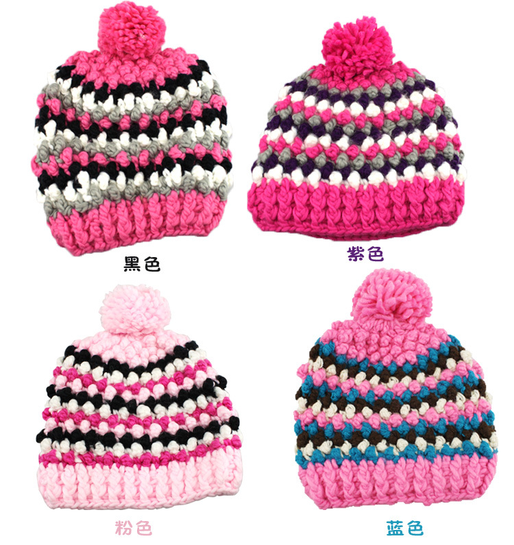 Jamey this knitted hat autumn and winter hat Women sphere knitted winter hat