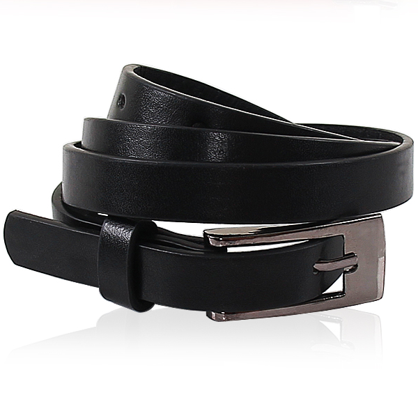 Jane women's leather element black exquisite belt