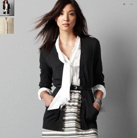 Jane zhang shop  women's christmas sweaters/ buckle pocket V-neck plug size cashmeter sweaters cardigan 4 color