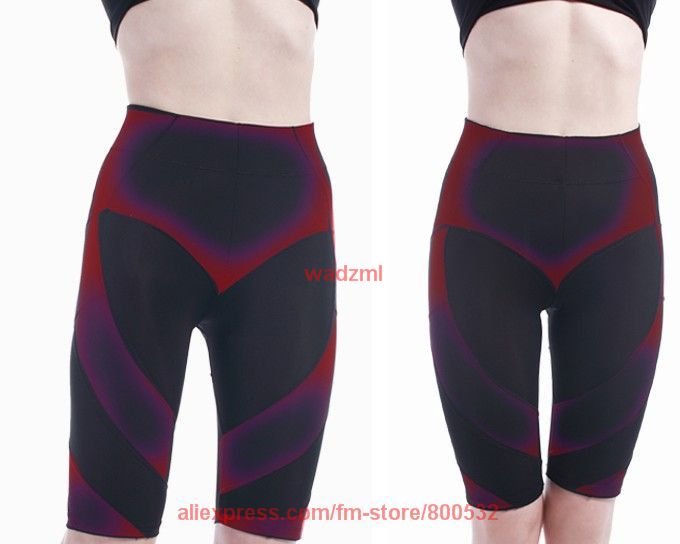 Japan unisex elastic running short pants, sports training Shaping five pants slimming pants free shipping 1pc