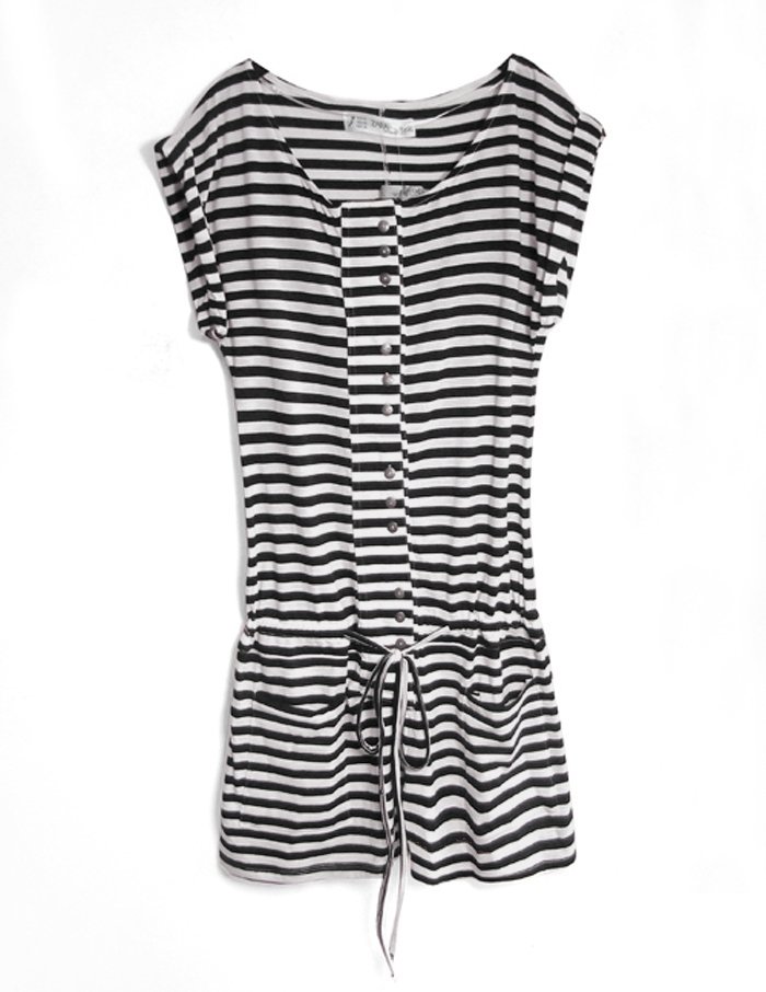 Jc 2012 AMIO women's sweet stripe jumpsuit slim waist shorts