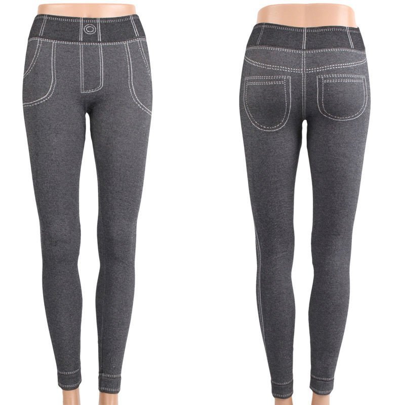 Jeanlook Leggings Pants Grey Free Shipping