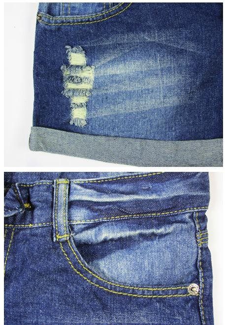 Jeans female han edition tide bull-puncher knickers hot pants female shorts female summer bull-puncher knickers is summer