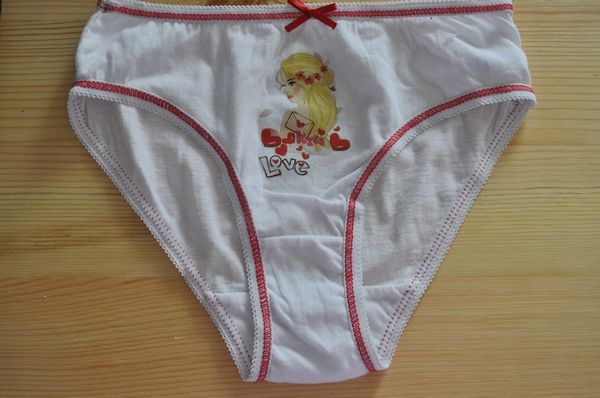 Jet 100% cotton panties child briefs waistband female child baby 100% cotton child