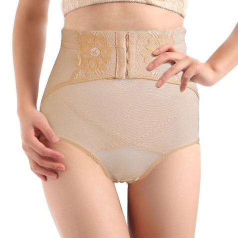 Jiajia female paragraph of the four seasons high waist abdomen drawing butt-lifting boxer panties beauty care slimming plastic