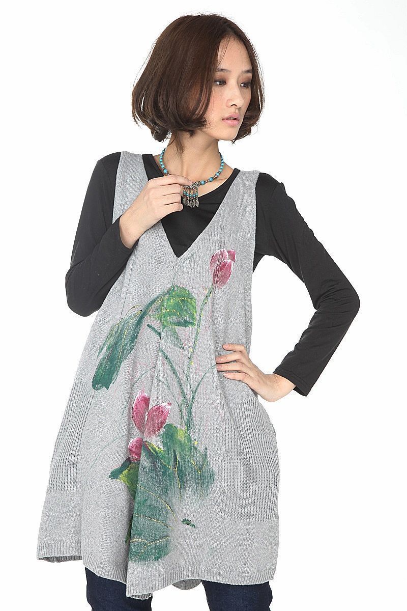Jinnah parillaud laangcuo - QIUSHUIYIREN national trend women's sweater all-match fashion sleeveless woven vest skirt