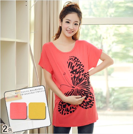 Jj3129 maternity clothing summer o-neck short-sleeve T-shirt maternity top