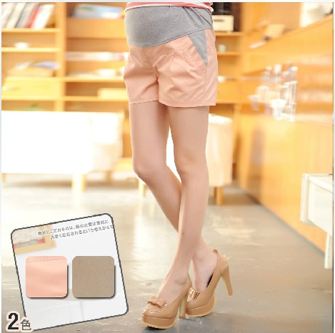 Jj3131 maternity clothing summer maternity shorts cotton cloth pants belly pants