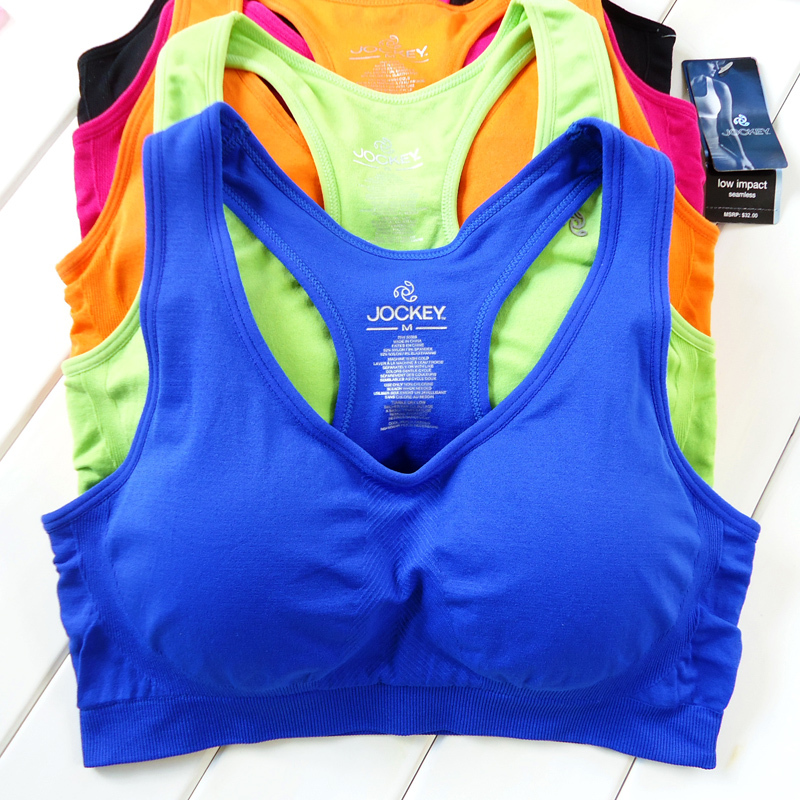 Jockey clothing package type wireless disassembly pad anti-rattle sports underwear bra