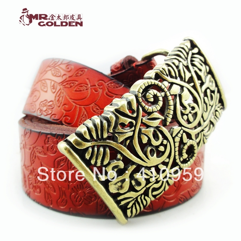 Joker female money decorative leather belt fashion quality goods lady leather belt