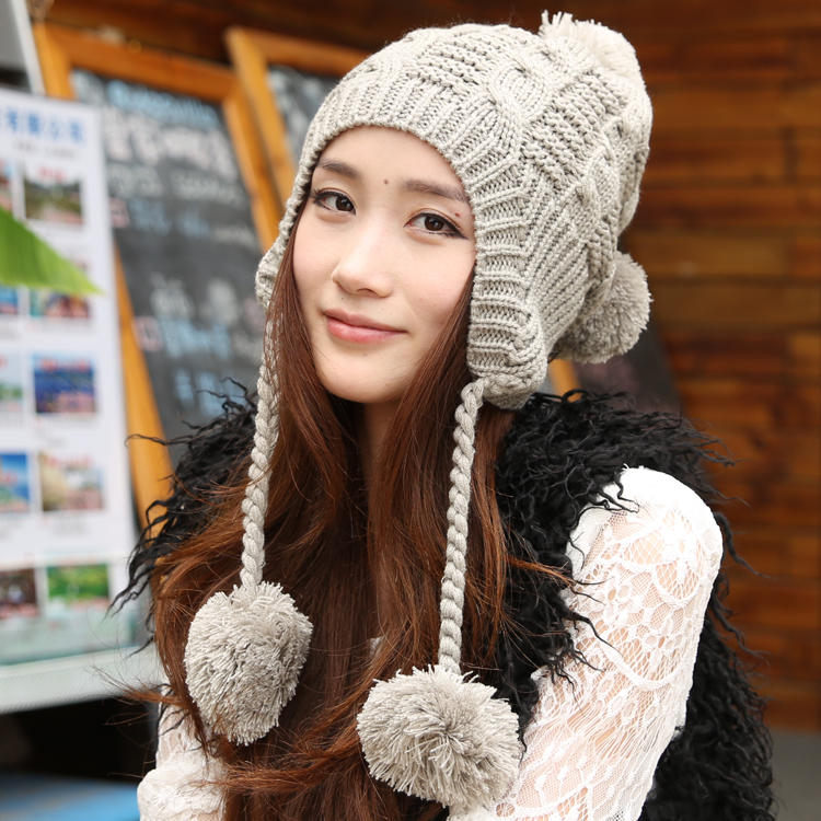Jolin Spring women's fashion size ball knitted hat