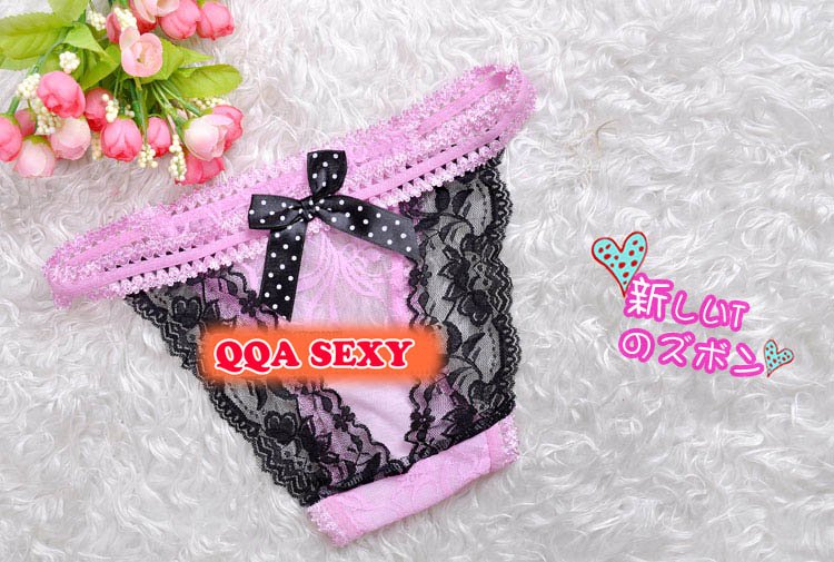 JS3535 Wholesale - sexy pants, Butterfly transparent sexy underwear lace women's t-shaped pants nightclothes sexy Lingerie