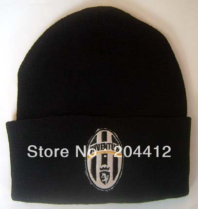JUVENTUS FC SOCCER WINTER HAT CAP BEANIE black #03B