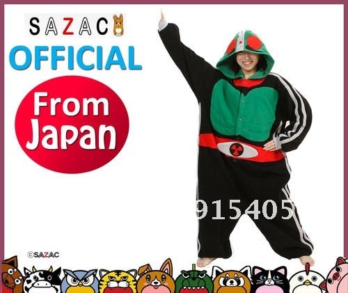 "Kamen Rider" Kigurumi Costume Cosplay New The Official Sazac Kigurumi Pajamas