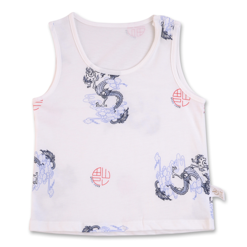 Kara bear male baby girl clothing 2012 furlong single vest 11211006