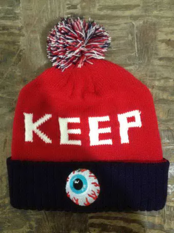 KEEP WATCH MISHKA eye  red BEANIE hats 4 colors most popular ball headwear wholesale & dropshpping accept  freeshipping
