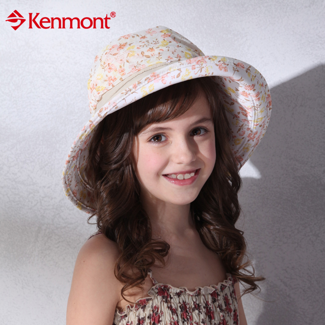 Kenmont child hat anti-uv female child cap km-0420