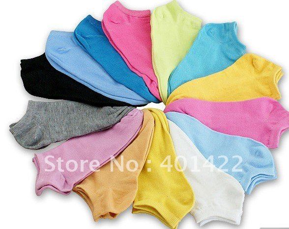 Kerean candy socks Boat socks floor socks (multi-color random fat),foot cover best selling