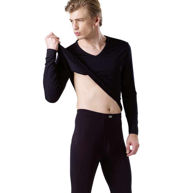 Kevils modal thermal underwear men's V-neck thin thermal underwear