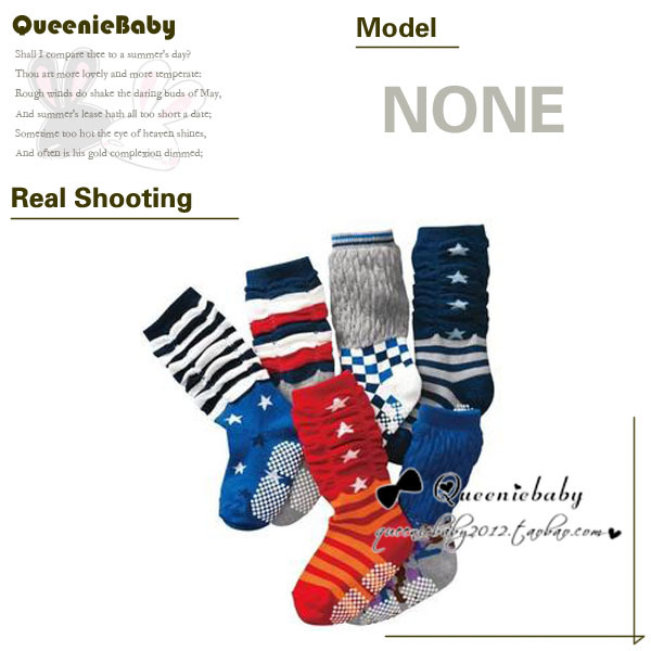 Kid's socks nissen knee-high children socks gaotong glue bubble socks floor socks