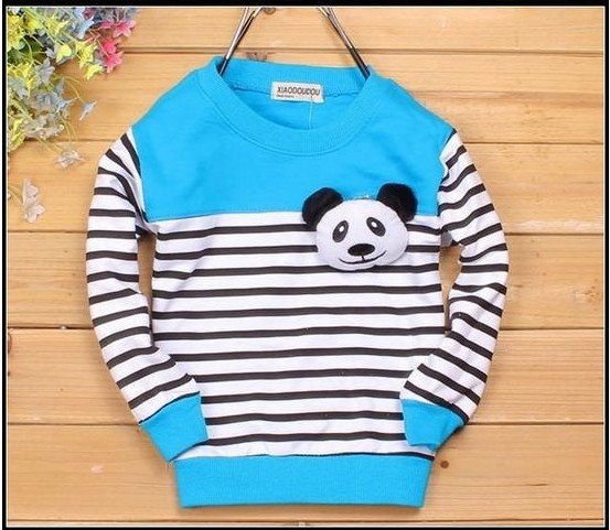 Kids clothes 1~5years Cute bear Hoodies Baby Boy and girl  clothing kids sweatshirts infant cotton clothes wholesale