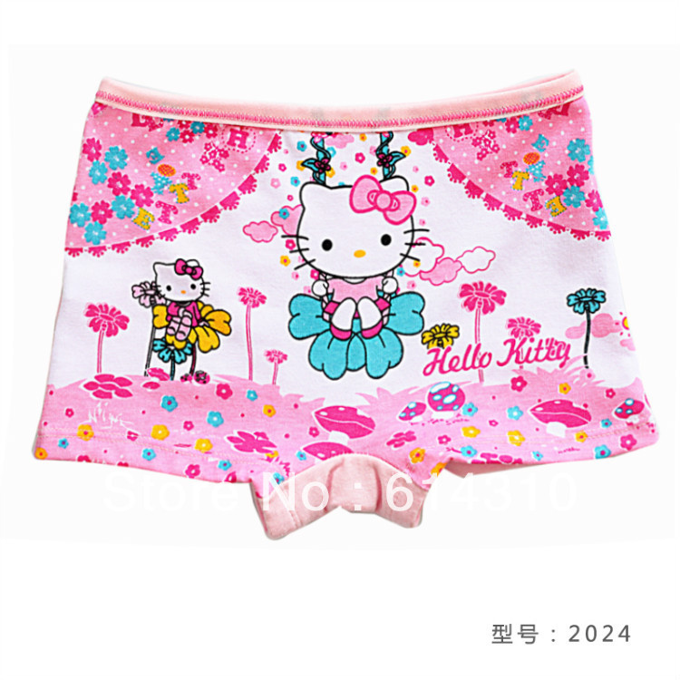 Kids Underwear  Flowers Girls Underpants Shorts Pants Colorful Boxer Theme Style modal 36pcs/lot