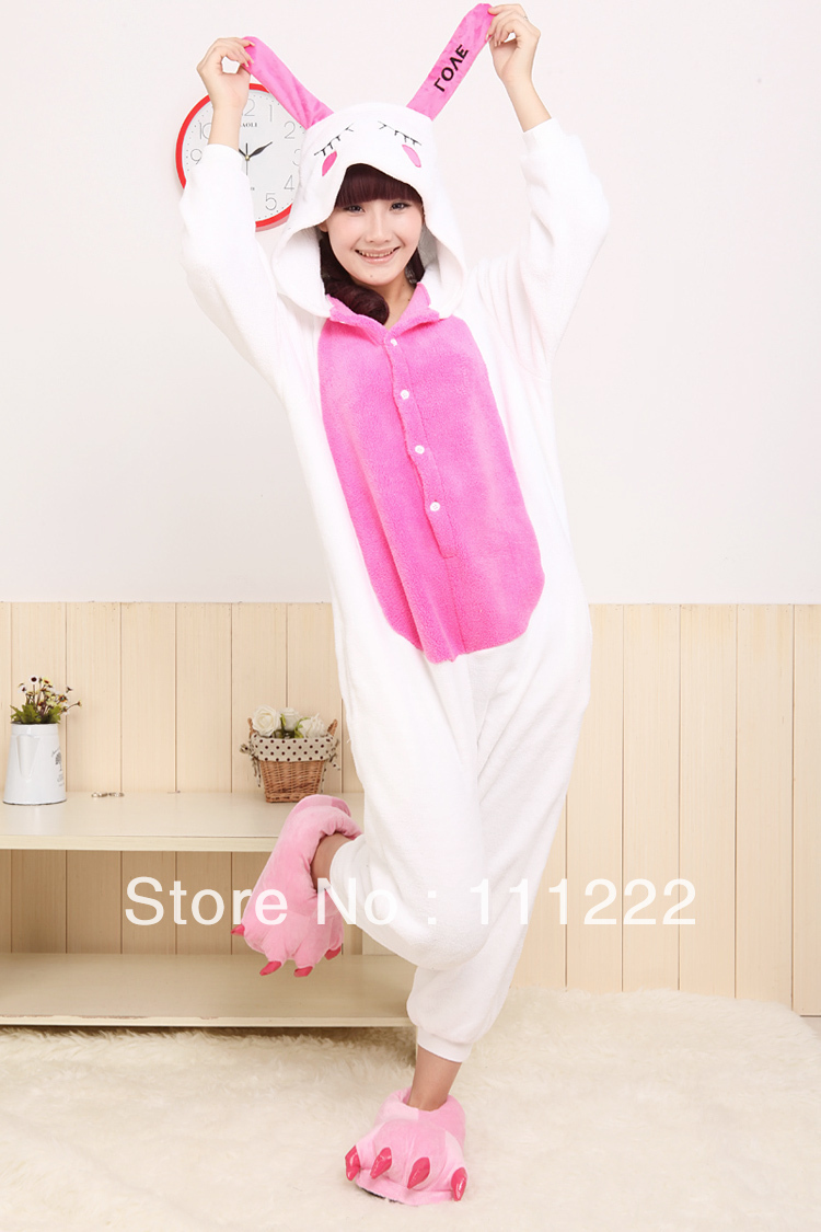 Kigurumi Cosplay Pajamas Party White Cat for halloween and christmas party mascot costumes Animal costume/Performance clothing