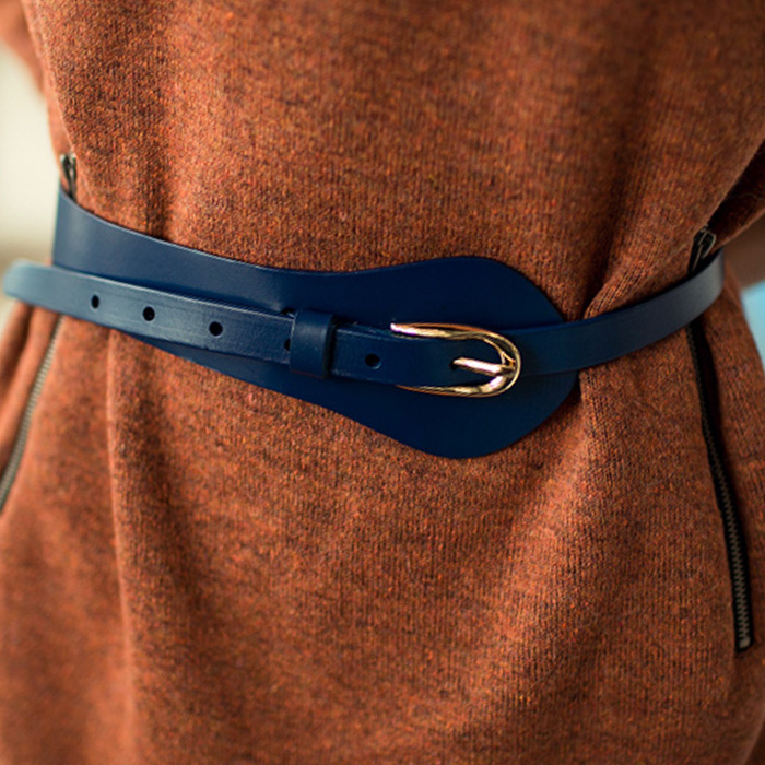 Kikot 2012 classic all-match high quality genuine cowhide leather belt strap female