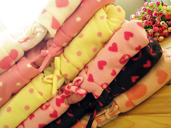 Kimono thickening cotton-padded polar fleece fabric kimono top lovers design