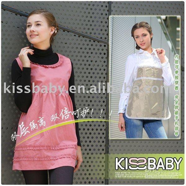KISSBABY Radiation protection maternity wear/flexible metal fiber clothing double layers vest 800067