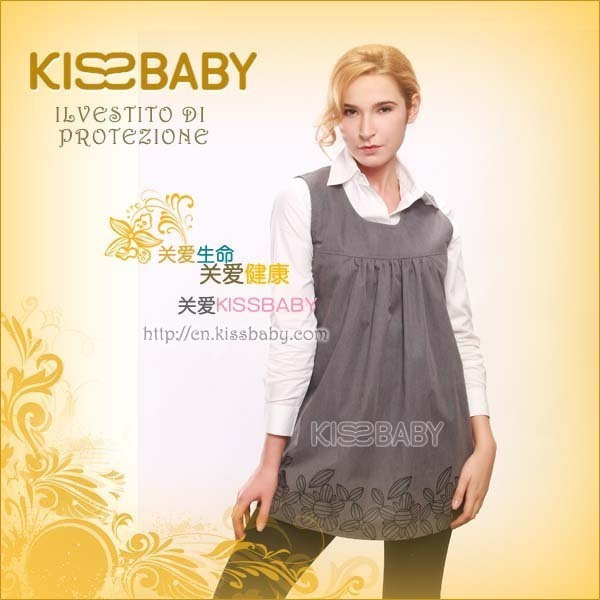 Kissbaby radiation-resistant maternity clothing metal fiber vest fdb 8201 heather grey