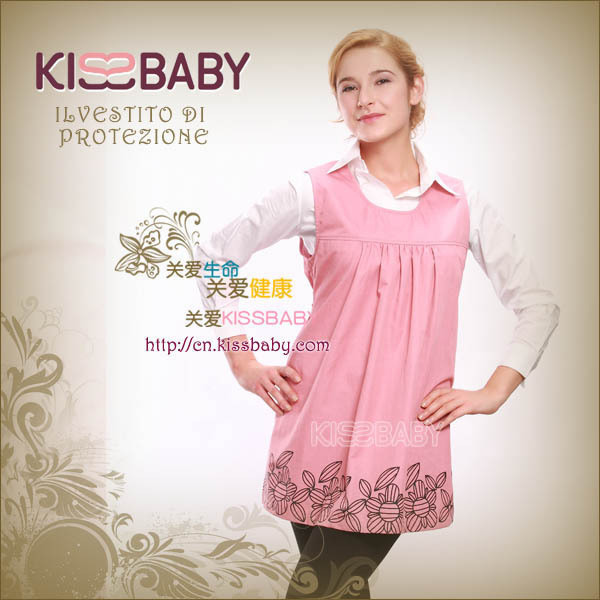 Kissbaby radiation-resistant maternity clothing metal fiber vest fdb 8201 pink
