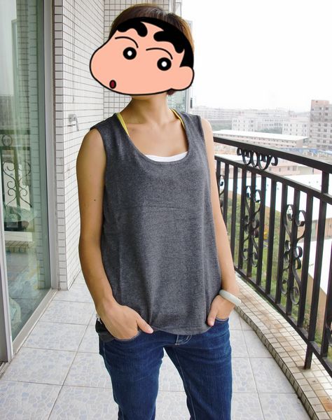 Knitted basic plus size vest basic