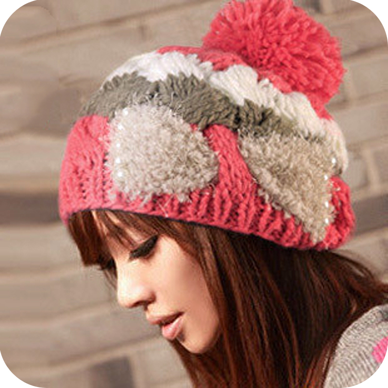 Knitted hat autumn and winter hat for women drop shipping 033