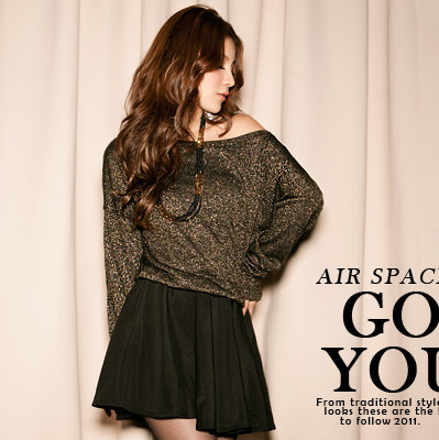 Knitted jincong elastic wave one-piece dress 118711