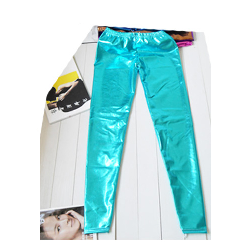 Korea Vogue Sexy Leggings Skinny Pants Stretchy Imitation Leather