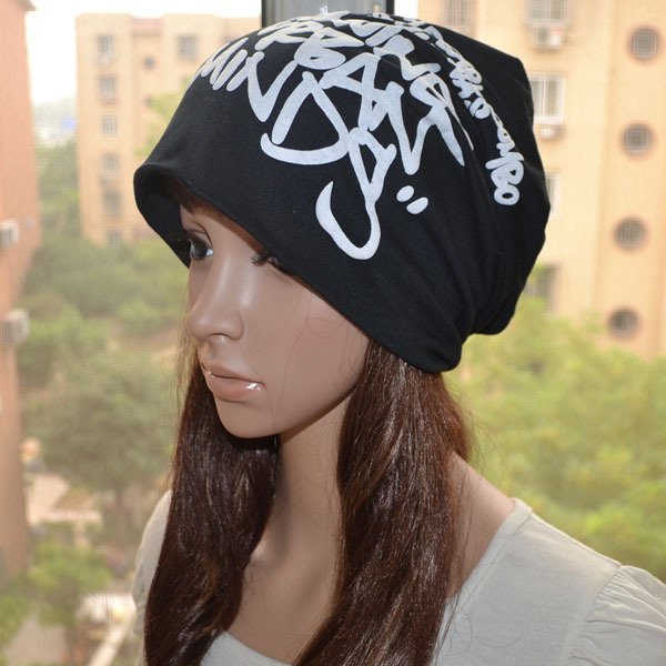 Korean hip-hop winter hat  letters knitting  caps fashion beanie headwear 4 colors free shipping