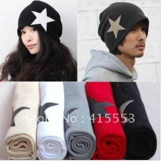 Korean people Hat-wool line five-star hats