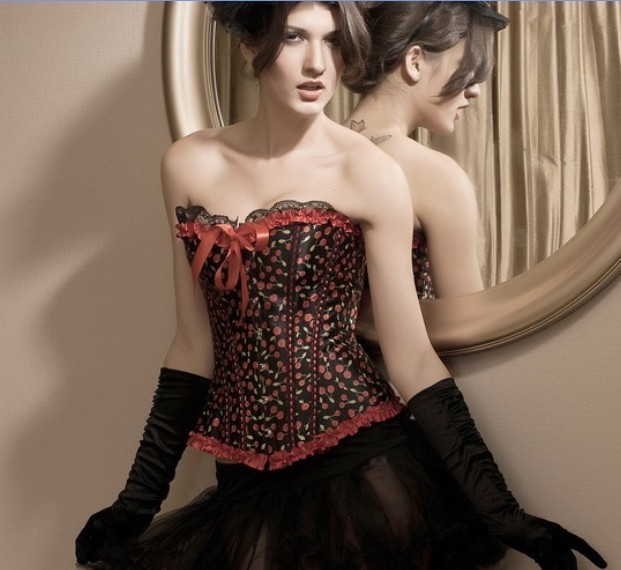 lace decoration decorative pattern sploshes sexy nobility shapewear vest 5139