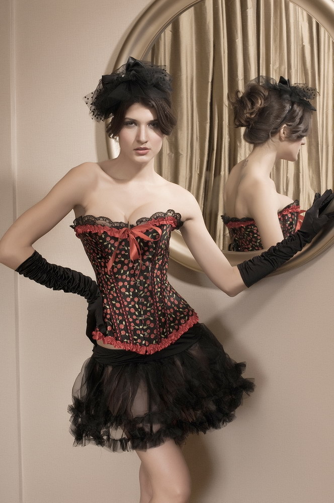 Lace decoration decorative pattern sploshes sexy nobility shapewear vest ZL055