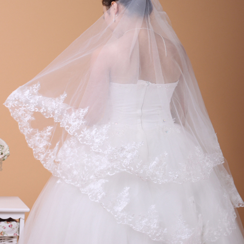 Lace decoration veil bridal veil