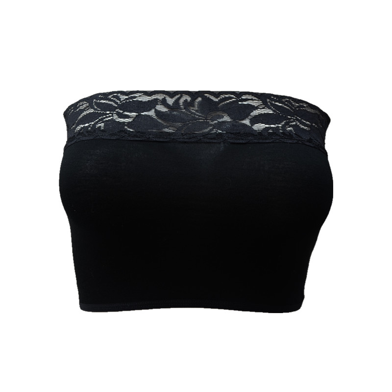 Lace decoration women's tube top tube top