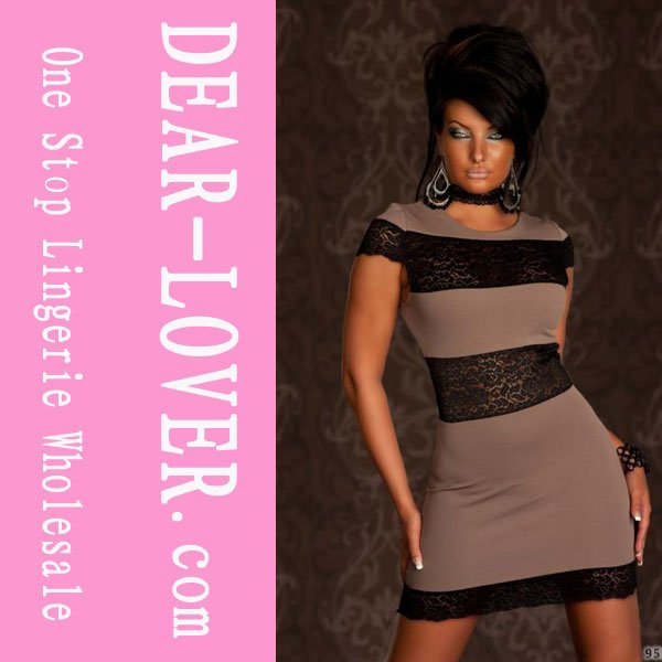 Lace Fashion Clubwear Classic Dress 2012 New Arrival LC2375+ Cheaper price + Free Shipping Cost + Fast Delivery