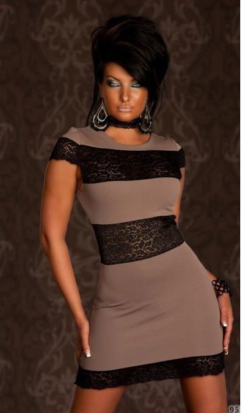 Lace Fashion Clubwear Classic Dress 2012 New Arrival LC2375+ Cheaper price + Free Shipping Cost + Fast Delivery
