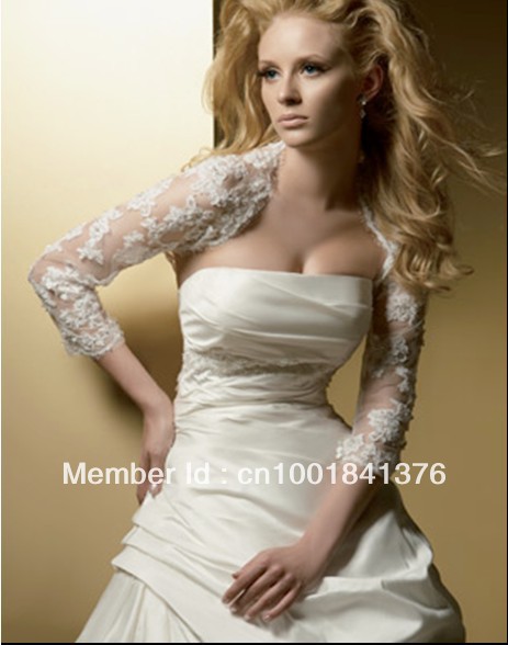 Lace Jacket for Wedding Bridal dresses Hot-selling Bolero Shrug Wrap more sizes