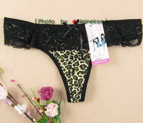 Lace sexy leopard Ms. panty high quality free shipping A-026