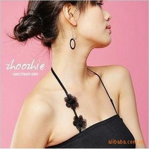 Lace spaghetti strap halter-neck flower shoulder strap underwear halter-neck spaghetti strap